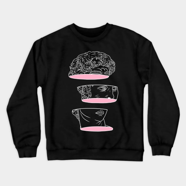 SPLIT HEAD Crewneck Sweatshirt by BLESSED.2000